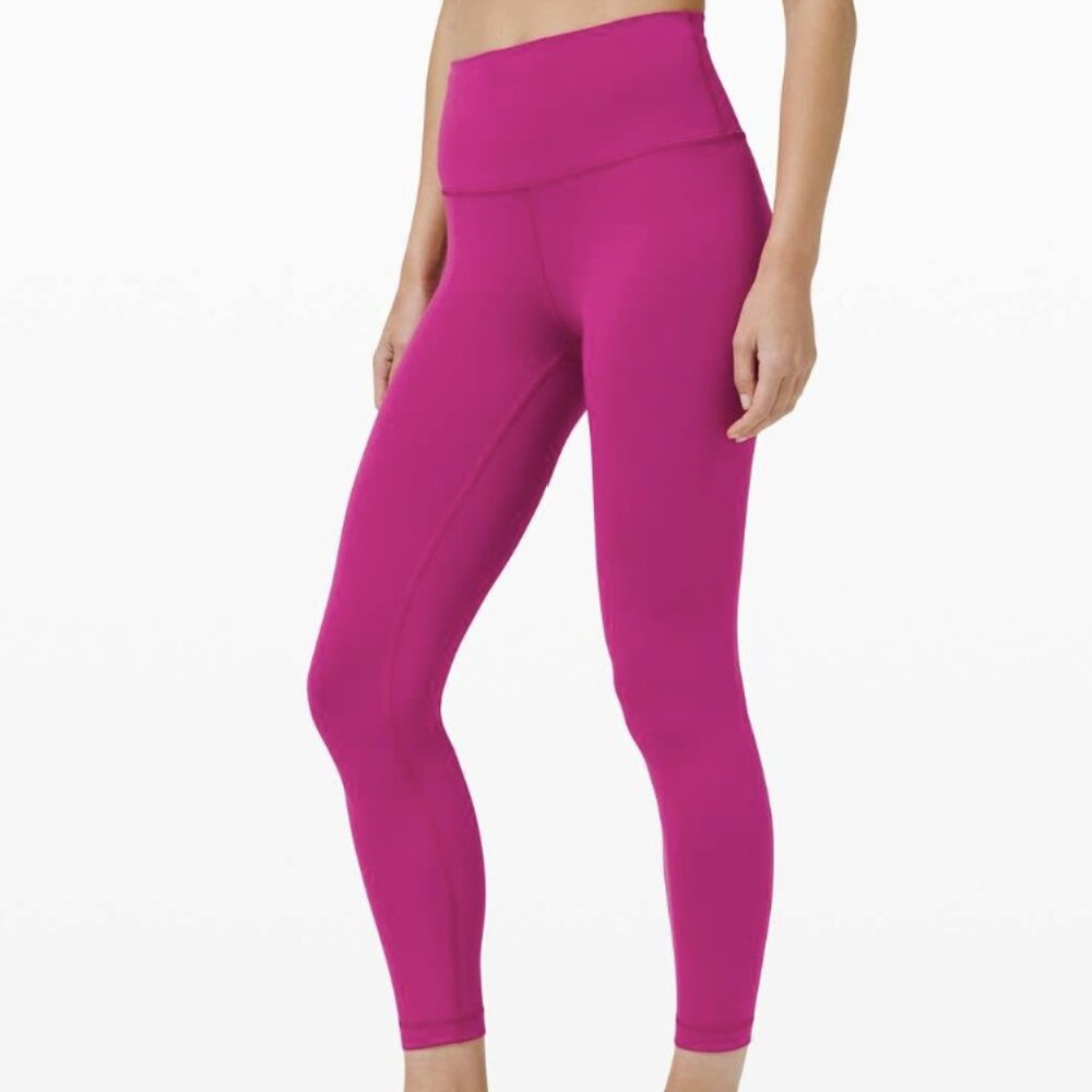 Lululemon Wunder Train High-Rise Tight 25" Size 4 Ripened Raspberry